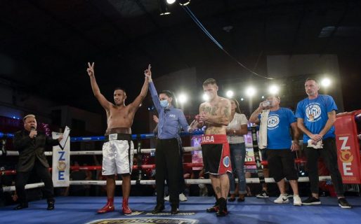 Policía boxeador venció a un convicto en una pelea inédita en Morón