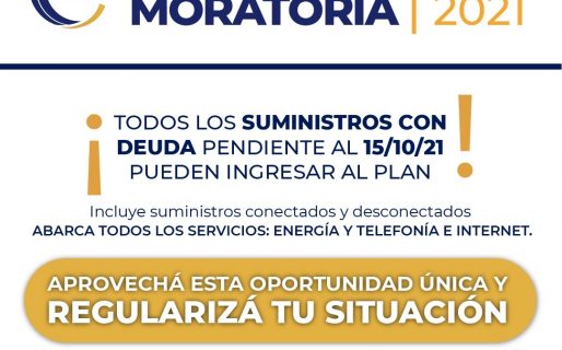 SCPL: Lanzan el Plan de Moratoria 2021