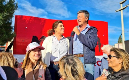 Gustavo Menna acompaña a Ana Clara Romero en el cierre de campaña de Juntos por el Cambio