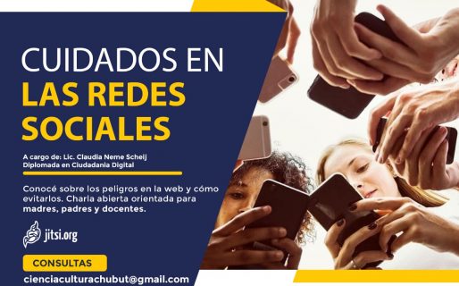 Se realizará una charla abierta sobre “Cuidados en las Redes”