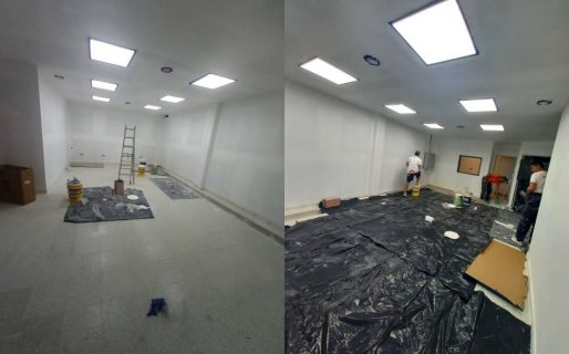 Avanzan con la construcción de una Sala de Tomografía en el Hospital Alvear