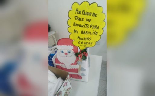 Colecta navideña en el Hospital Alvear