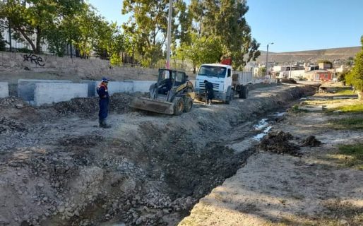 El barrio Quirno Costa agiliza las obras para finalizar con su pluvial