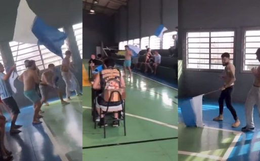 Fueron alentar a su amigo ajedrecista y son furor en redes sociales