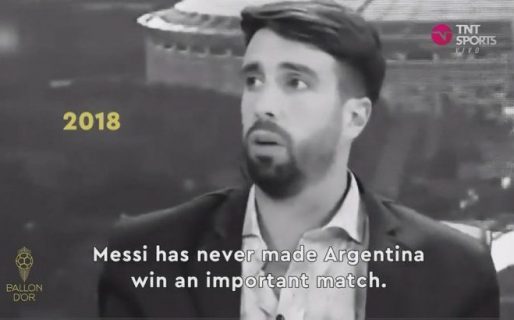 Azzaro fue el blanco de críticas y burlas en la gala del Balón de Oro