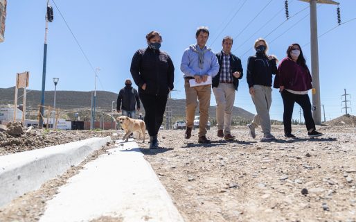 Avanza el ordenamiento urbano con la construcción de cordones cuneta