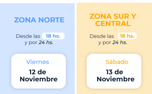 La SCPL recordó el corte de agua programado para este viernes