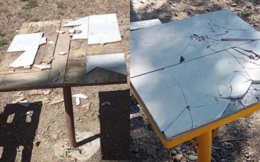 Fuerte descargo de los vecinos de Palazzo ante destrozos en una plaza