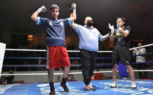 Ariel López se llevó el triunfo en la velada de boxeo “El Regreso”