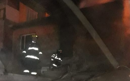 El fuego afectó una vivienda del Máximo Abásolo