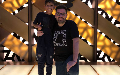 Joaquín conoció a Damián Betular y explotó de emoción