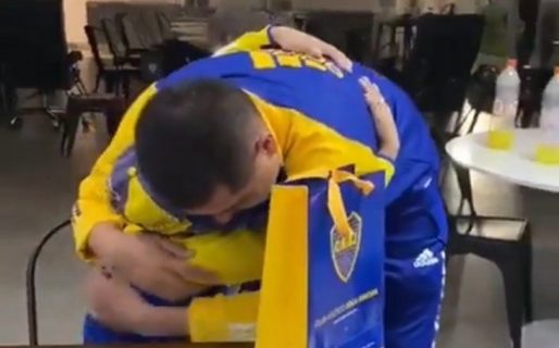 El gesto de Riquelme que emocionó a todos
