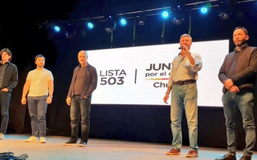 Torres estuvo junto a Larreta y Lousteau en el importante acto de Trelew