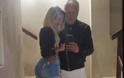 El papá de Wanda Nara presentó a su nueva novia, 28 años menos que él