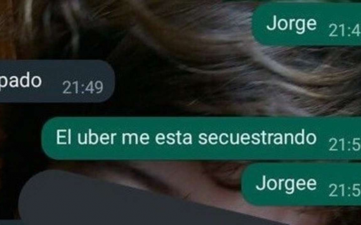 El desesperado mensaje de una joven a la que se llevaban por la fuerza: “El Uber me está secuestrando”