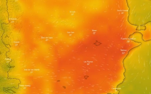 Zona del Valle: llega una ola de calor con una máxima de 37°