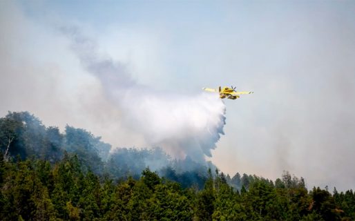 Aseguraron que el pronóstico es «alentador» para combatir el incendio en Río Negro