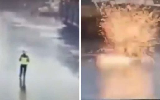 Increíble: lo «partió un rayo» y se salvó gracias a su paraguas