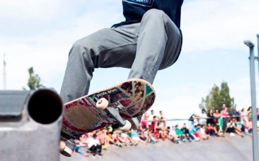 Rada Tilly inaugura el bowl del skate park