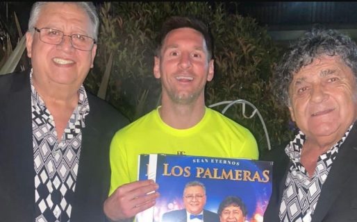 “Ver tu sencillez, mata”: Los Palmeras publicaron un video de su encuentro con Lionel Messi