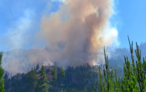 Alerta en la Comarca por un principio de incendio en el cerro Currumahuida