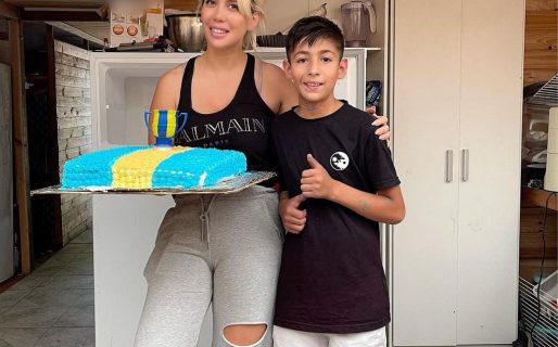 Wanda Nara fue a la casa de Joaquín, el nene pastelero, y mostró el encuentro