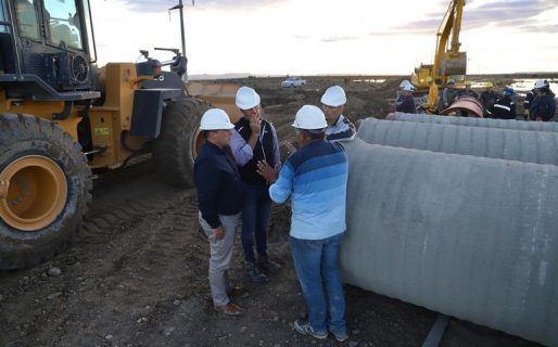 La Municipalidad inspeccionó el trabajo de reparación del acueducto