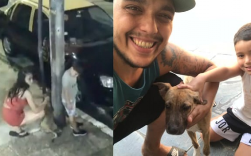 Adoptaron a Noel, el perrito abandonado en Nochebuena