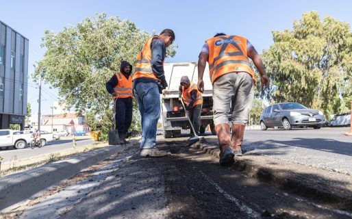 Avanzan en tareas de bacheo preventivo en la Ruta 3