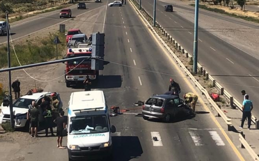 Impresionante choque en el barrio Rodríguez Peña
