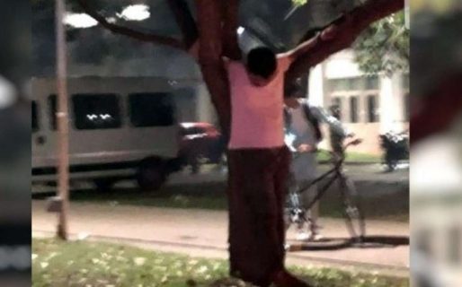 Lo drogaron, lo ‘crucificaron’ en un árbol y le robaron todo