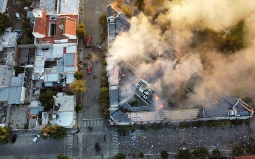 Procesaron a 24 personas por los incendios y saqueos durante la manifestación en contra de la megaminería