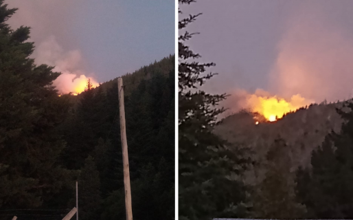 Se incendia la Cordillera de nuevo y el fuego acecha a los vecinos