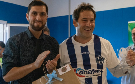 En el aniversario de Ferro, inauguraron el SUM y playón deportivo en el club