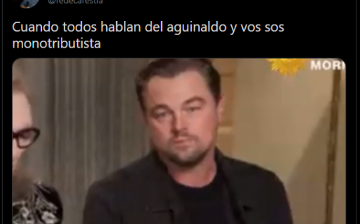 Diciembre llega con los mejores memes del ‘aguinaldo’ de los monotributistas