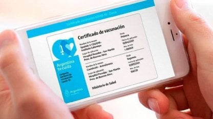 El pase sanitario será obligatorio a  partir del 1 de enero