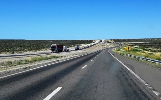 Vialidad habilitó otros 5 km de la autovía Madryn-Trelew