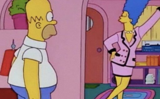 La foto de Wanda que es viral por estar «con el vestido de Marge Simpson»