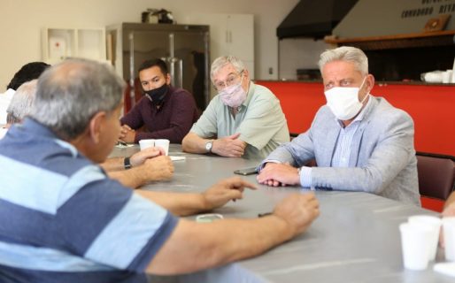 Arcioni confirmó la construcción de un Centro de Entrenamiento para bomberos en Rada Tilly