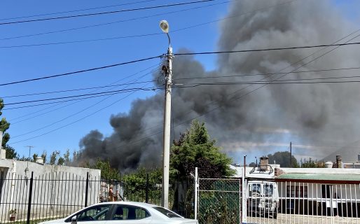 Se incendió una vivienda en km. 5 y las pérdidas fueron totales