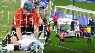 Futbolista colapsó y tuvo un infarto en pleno partido