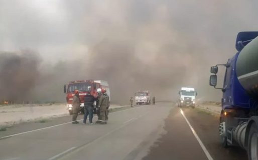 Se intentaba restablecer los servicios en Puerto Pirámides