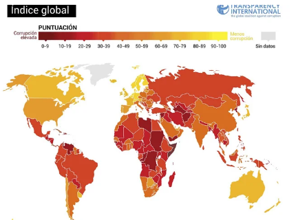 Argentina retrocedió 18 lugares en el ranking global que mide la corrupción