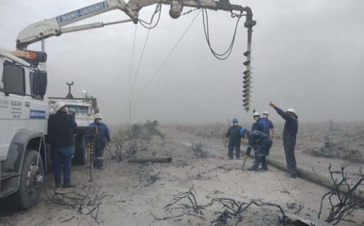 El Gobierno provincial restableció el servicio eléctrico en Puerto Pirámides