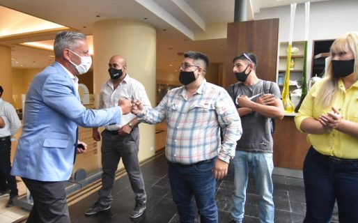 Arcioni destacó la fuerte inversión en infraestructura escolar y pidió «colaborar y ser parte del proceso educativo»