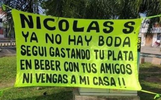 Canceló su casamiento con un pasacalles y se volvió viral
