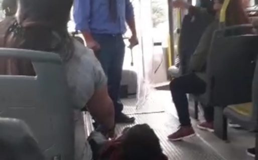 Pelea entre un pasajero y un chofer de colectivos