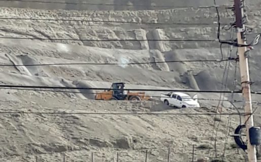 Una camioneta desbarrancó en el Cerro Chenque