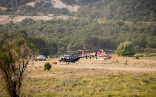 Continúa con varios focos activos el incendio en lago Martin