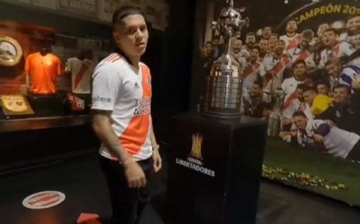 River hizo la presentación oficial de Quintero con un épico video